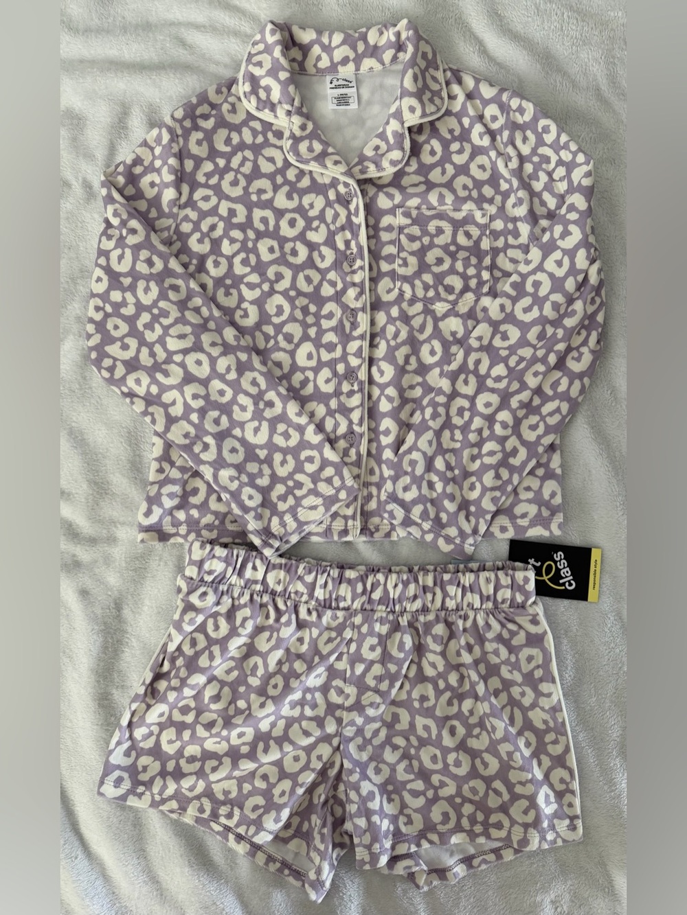 🆕 ART CLASS | PJ Set | Leopard Print | Long Sleeve | Shorts | Pajamas